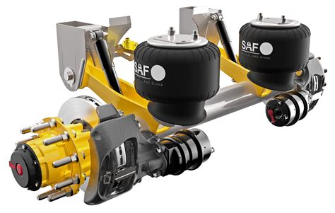 Air suspension for heavy trucks