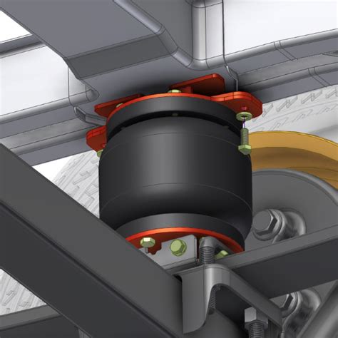 Air suspension for motorhomes
